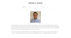 Desktop Screenshot of gregoryelinson.com